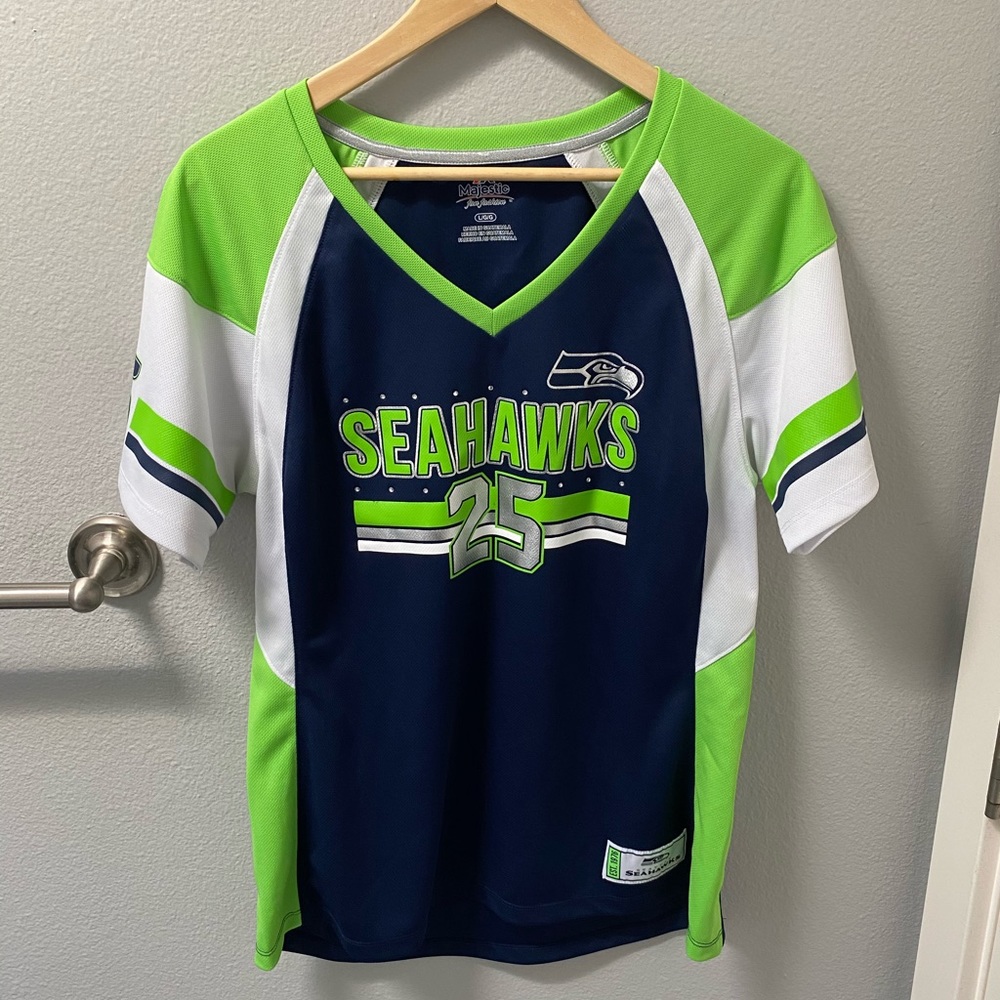 Seahawks Richard Sherman NFL Jersey Shirt Size L